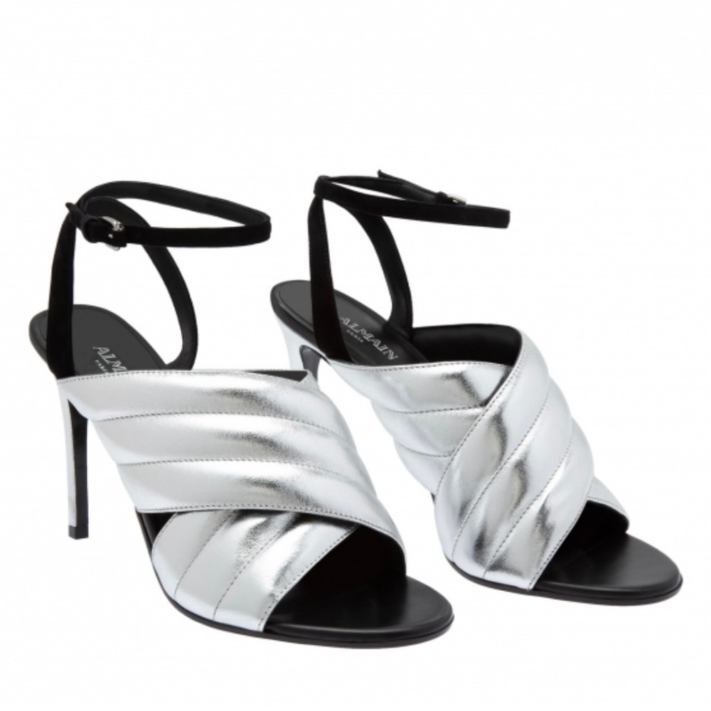 BALMAIN leather heels